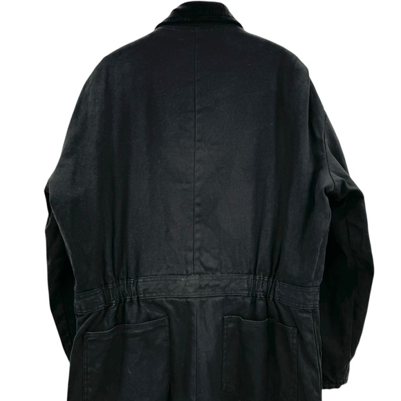 Vintage Walls Blizzard Pruf Coveralls Black Workwear Jumpsuit Cord Collar | XL - Picture 11 of 13